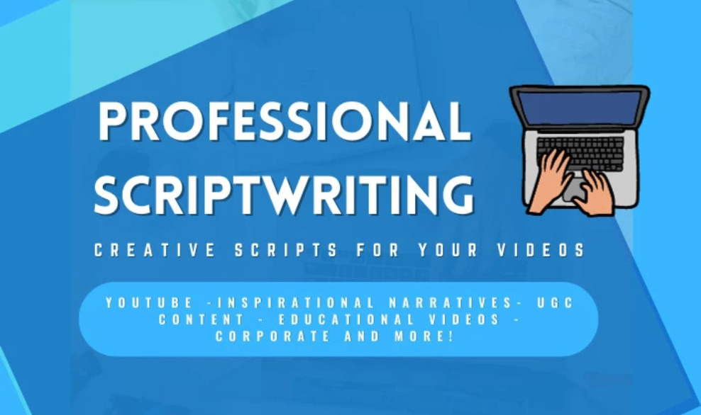 I will write a creative and professional script for your video