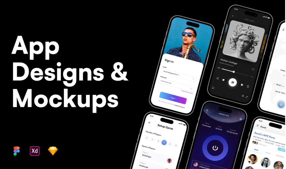 I will do amazing app designs, app mockups and UI,UX in figma