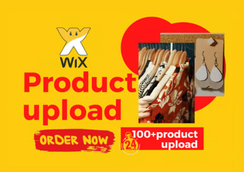 I will upload or import products to your shopify, wix store