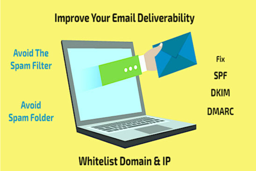 I will fix emails going to spam and improve email deliverability