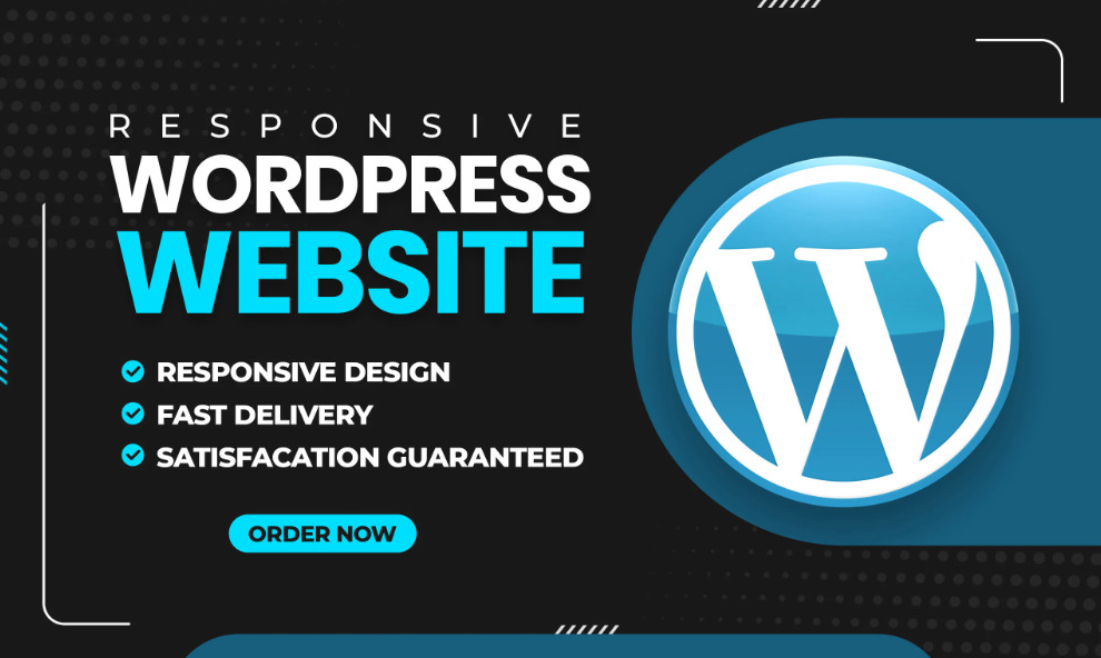 I will design and develop wordpress website