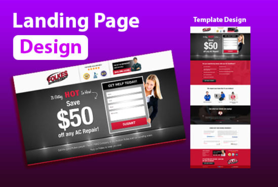 I will create responsive wordpress landing page design, elementor landing page