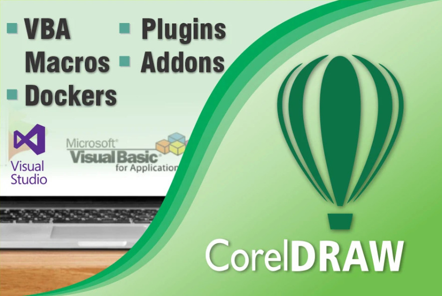 I will develop macros, plugins, vba script for coreldraw, corel