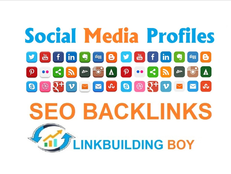 I will do social media profile,profiles SEO backlinks