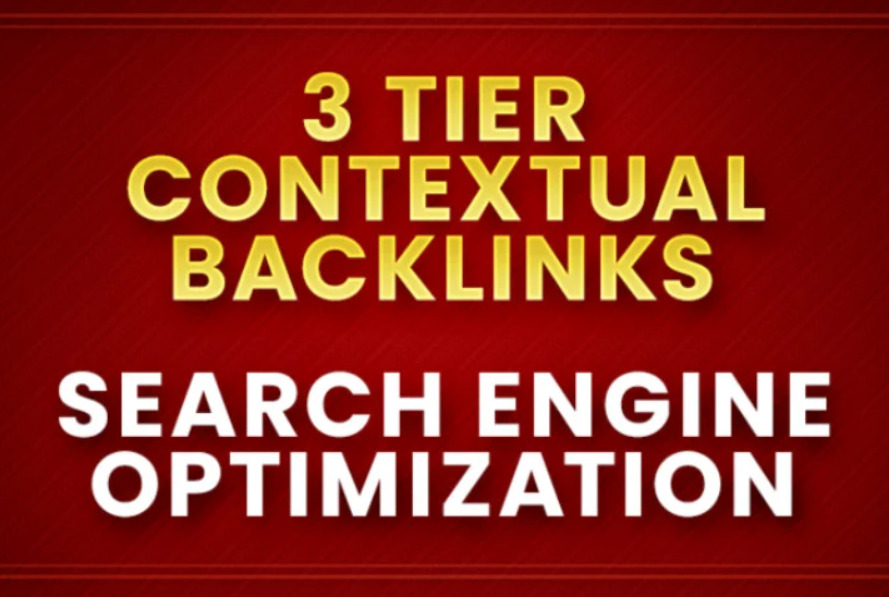 I will build 3 tier contextual backlinks for SEO ranking