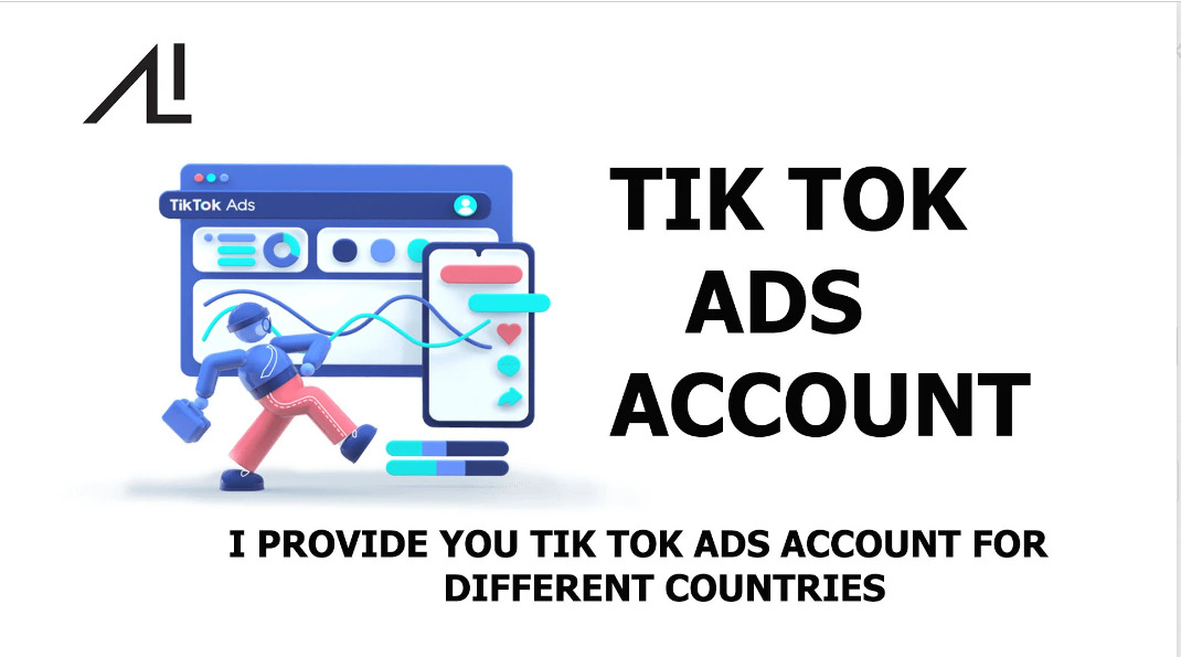 I will create tik tok ads account for different countries,tiktok ads manager