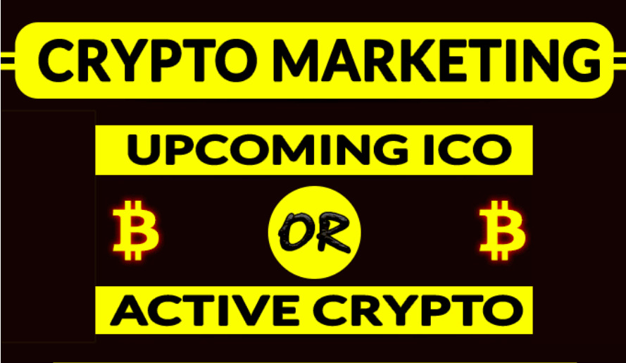 I will promote upcoming icos or active crypto projects