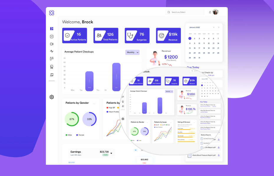 I will design clean and modern saas dashboard designs saas UX UI design web app design