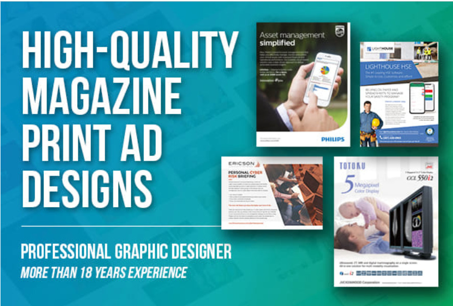 I will design stunning print ad, magazine ad or newspaper ad