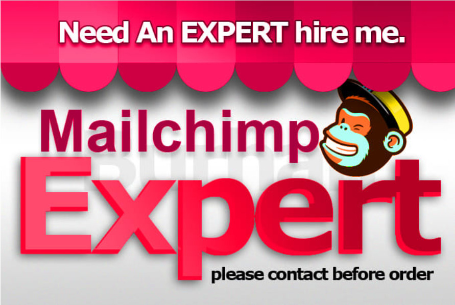 I will be your mailchimp expert for email marketing