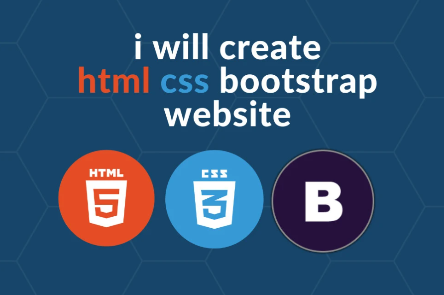 I will design website in html css bootstrap