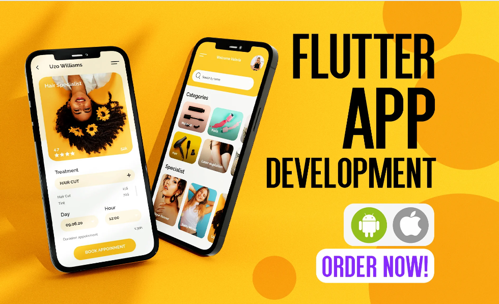 I will develop flutter app development as android and ios flutter mobile app developer